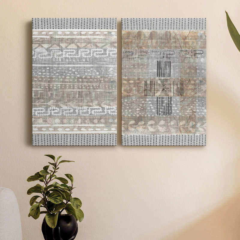 " Traders Tapestry I " 2 - Pieces Painting Print, 36" H x 48" W x 1" D