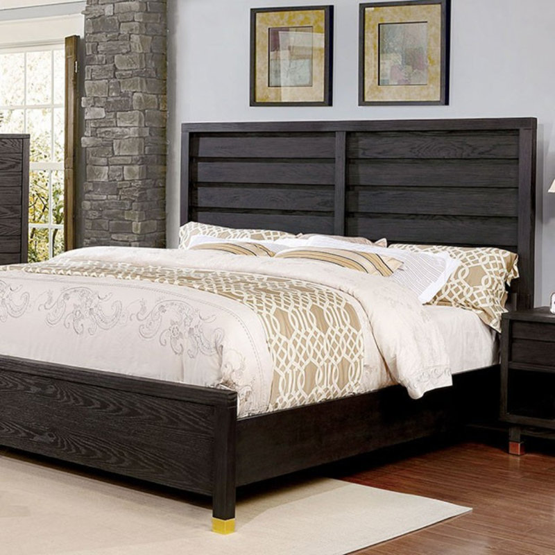 Solid Wood Storage Bed, Queen
