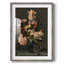 Motif floral rétro - impression encadrée-166280434