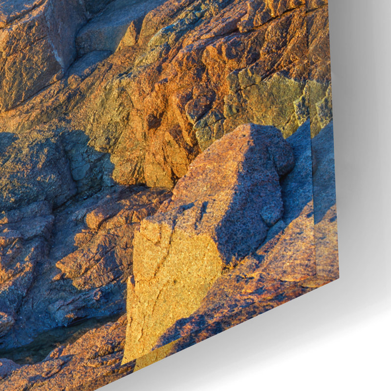 Art mural en verre Latitude Run «Clear Morning In Acadia» par Rick Berk, H 12 po x l 16 po x P 0,13 po