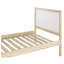 Ensemble de lit standard en bois massif avec lattes Caillier-806277482