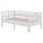 Twin Extending Bed Frame With A Pull Out Trundle, Sofa Bed With Wood Slat Support