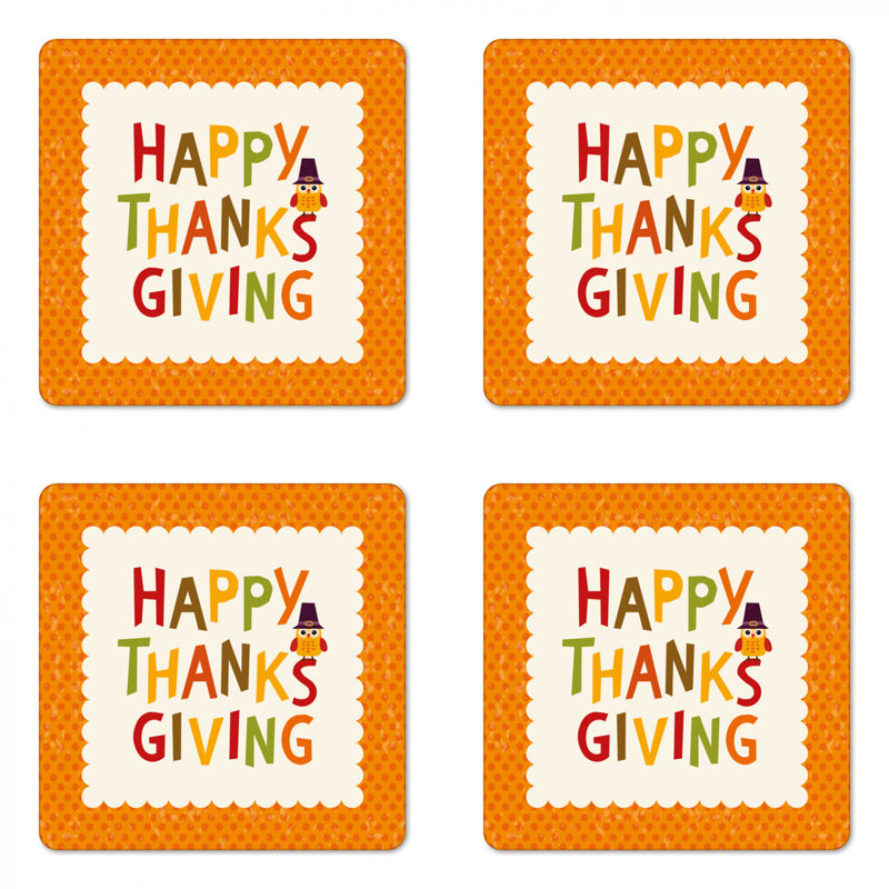 Sous-verre de thanksgiving