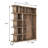  Multi-use Bookcase Storage Wardrobe