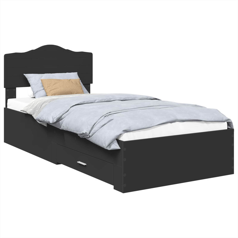 Bed, Black, Small Single (2'6)