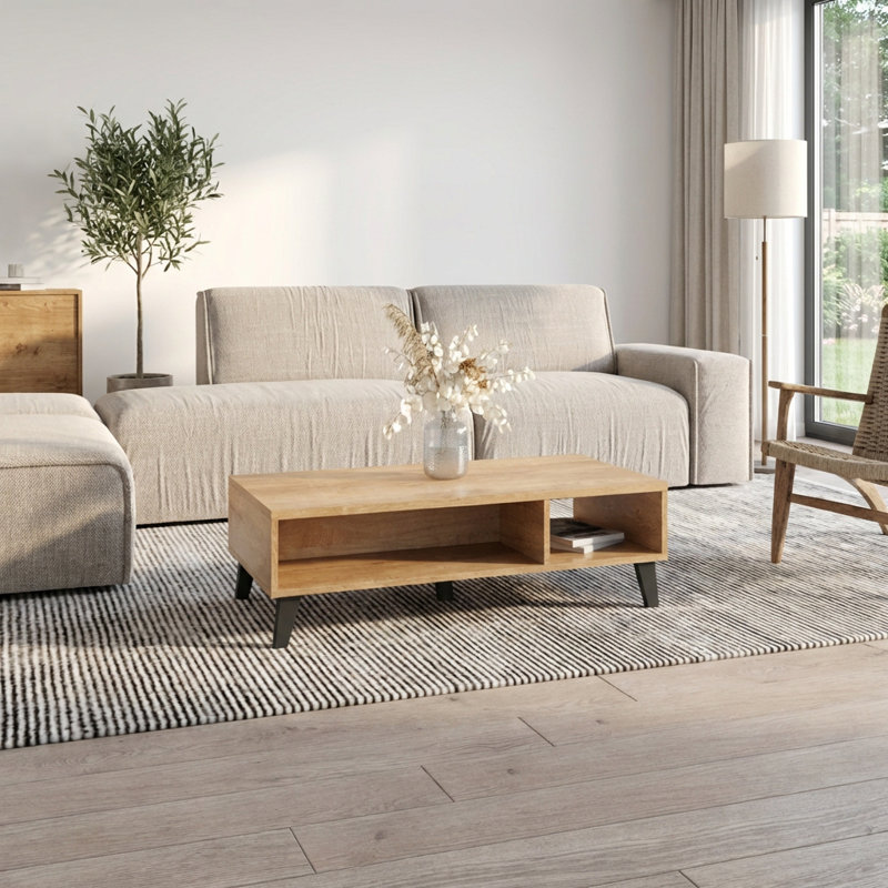 43.3" Coffee Table with Matte Finish