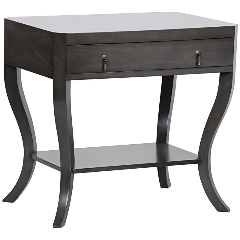 Weldon Solid Wood End Table, Pale