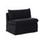 Housse de chaise de salle à manger Gusella et demi-noir-2046764808