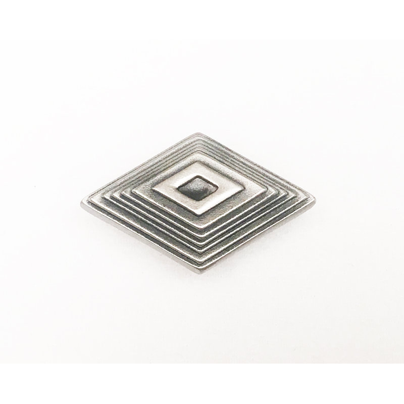 Modern Forms 2" Length Diamond Knob, Shiny