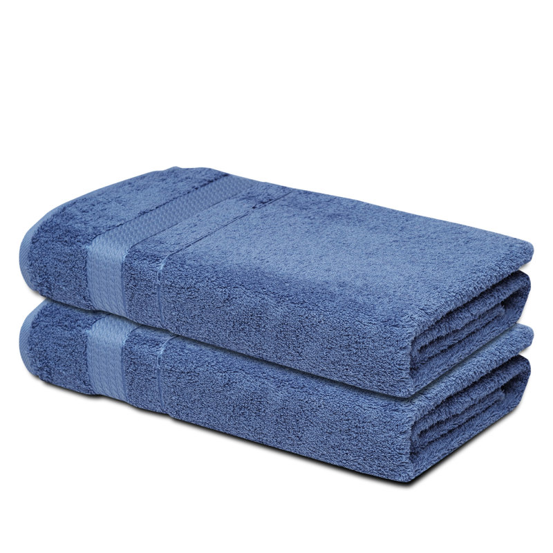 Turkish Cotton Hand Towels, Cobalt Blue