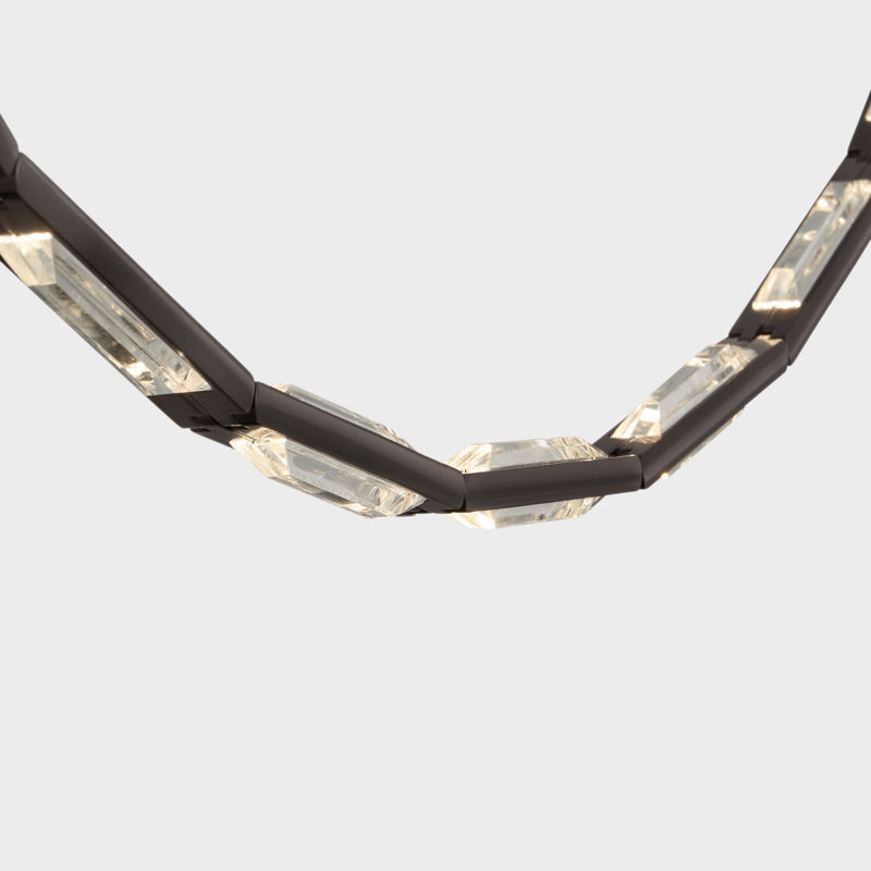 Catena 118 Chandelier, Bronze, Surface, 2700 Kelvins