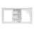 55 inch Wall-Mount 2-in-1 Mirror Cabinet with Adjustable Shelves-1872404256