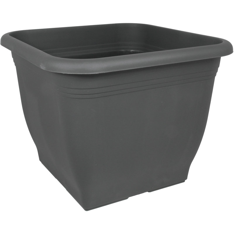 Pot Planter, Anthracite, 46cm H x 58cm W x 58cm D