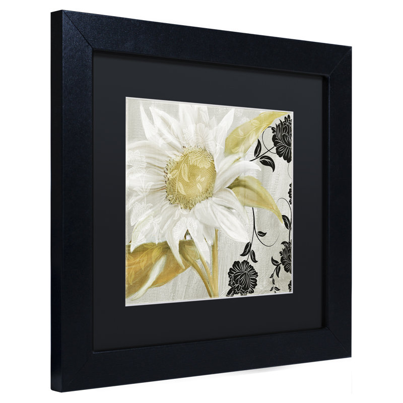 «Jadaya Sunroom I» par Color Bakery, impression sur toile encadrée, Noir, H 11 po x l 14 po x P 0,5 po, Noir