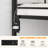 Isabelle & Max™ Metal Full Over Full Bunk Beds with LED Lights and Charging Station, Heavy Duty Metal Full Size Bunk Bed Frame with Safety Guardrail & 2 Ladders, Space-Saving Design, No Box Spring Needed, Black-1193689471-1167009720