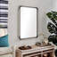 Biaunca Industrial Large Rectangular Wall  Mirror For Bedroom