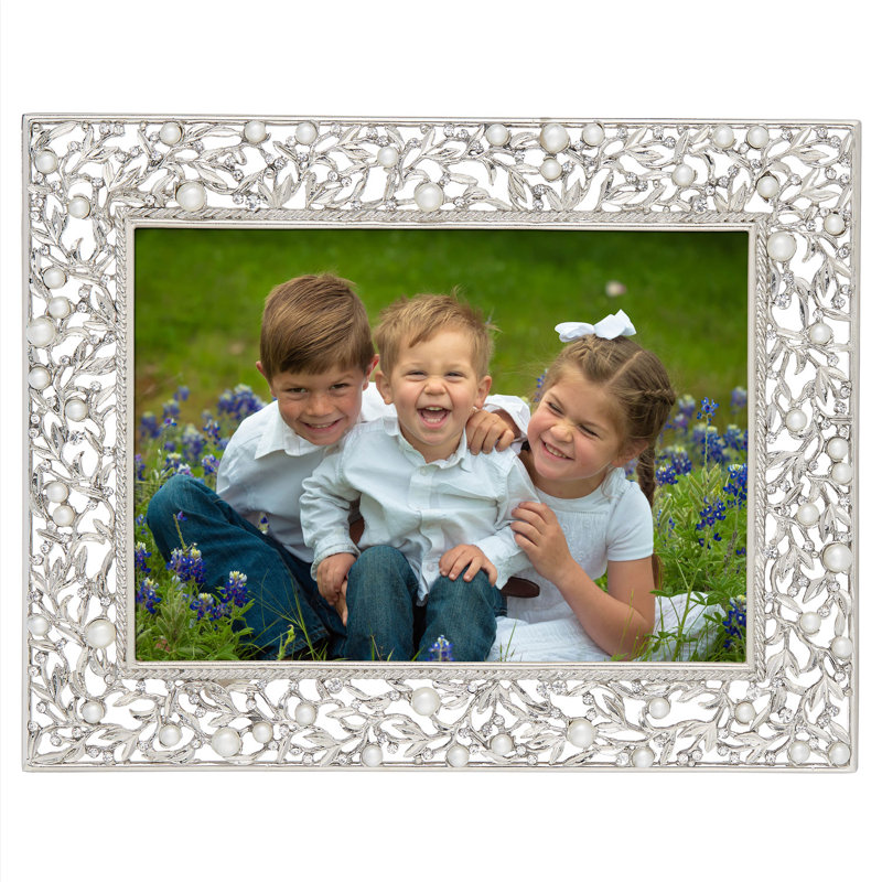 Eleanor Metal Picture Frame, 5" x 7", Silver