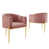 Velours vieux rose