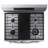 Samsung 6.0 cu. ft. Smart Freestanding Gas Range with Flex Duo & Air Fry-64356398