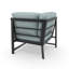 Chaise de patio modulaire d'extérieur Oltjana avec coussins Sunbrella-124235847