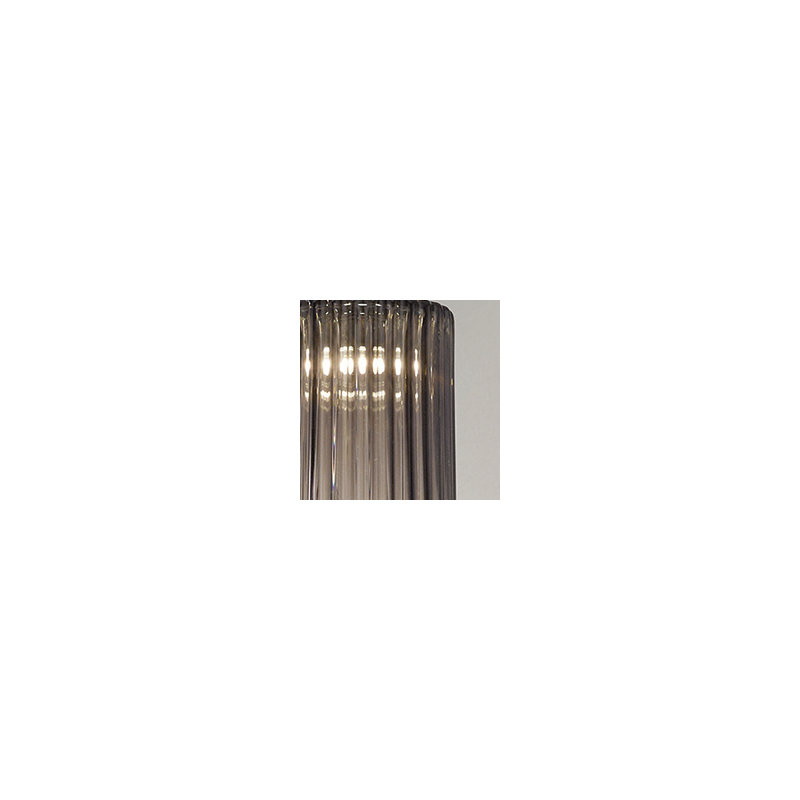Tread Table Lamp Smoky Transparent Matt Copper 1 E12 Ul, Smoky Transparent, Matte Bronze
