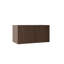 Meuble-lavabo flottant 36 po, contreplaqué, portes doubles à fermeture douce, rangement intérieur spacieux, fixation murale, armoire seulement, lavabo non inclus, brun