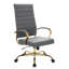 Fauteuil de bureau en cuir Humairaa-1103856401