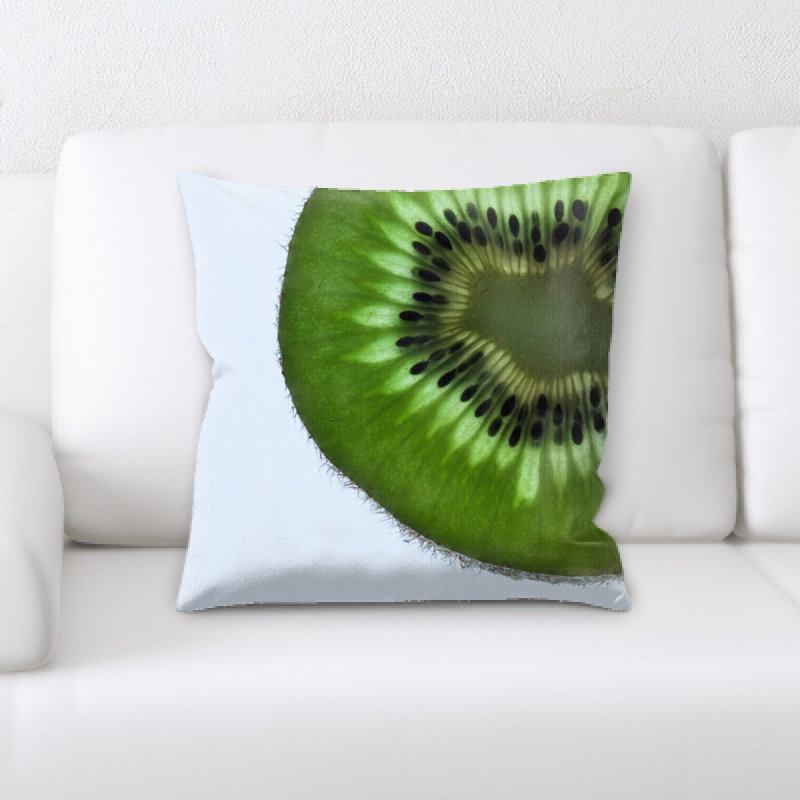 Coussin kiwi