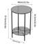 Glass Tray Top End Table-1989326389