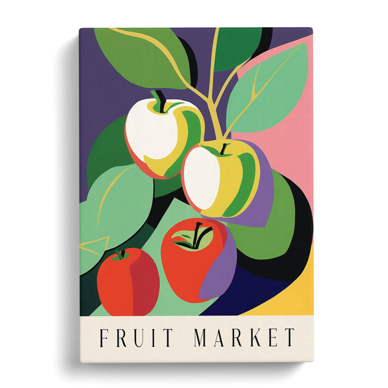 XMKTMKT-85 Apple Fruit Market Exhibition Vol.8 - Wrapped Canvas Print, 91cm H x 60cm W x 3cm D