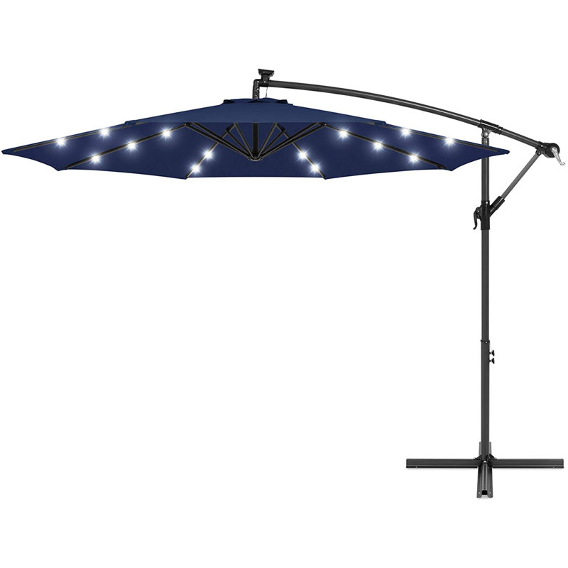 Parasol en porte-à-faux 10 pi Lasalle, Bleu marine