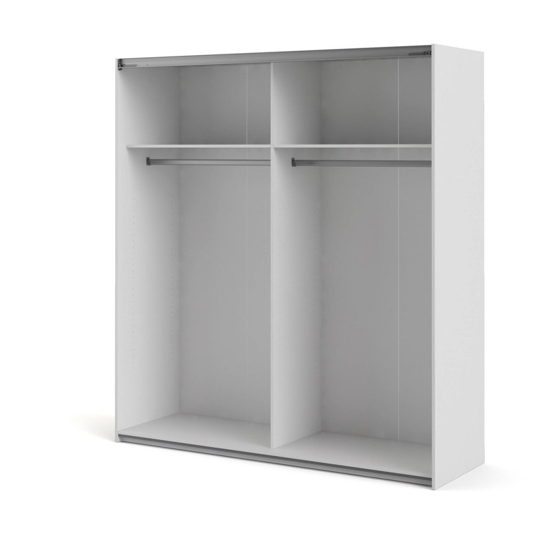Biegel Manufactured Wood Wardrobe, White