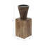 Modern Tabletop Wood Pillar Candlestick-1699572076