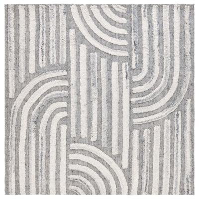 Seri Handmade Dark Gray/Ivory Rug