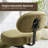  Ergonomic Cross-Legged Meditation Office Chair – Wide Criss Cross Kneeling Chair with Wheels, Adjustable Lumbar Support, Ideal for Yoga, Study & ADHD – Makani 601 (Standard, Olive)-1497125157