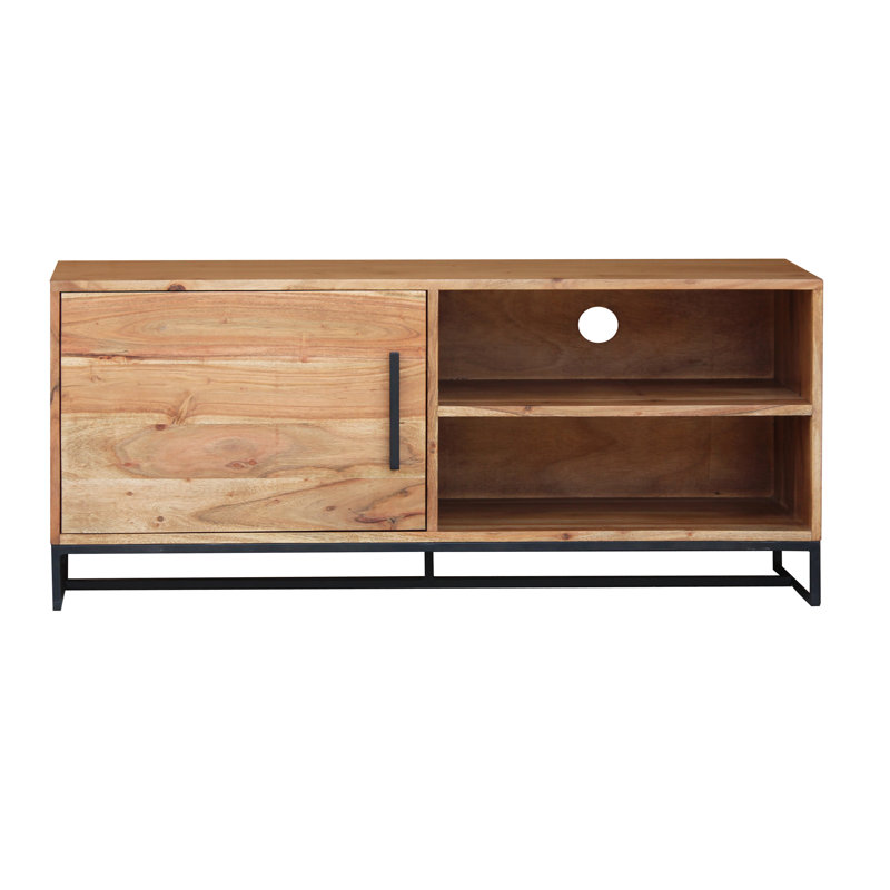 Willoughby Unfinished TV Stand for TVs up to 50", Natural