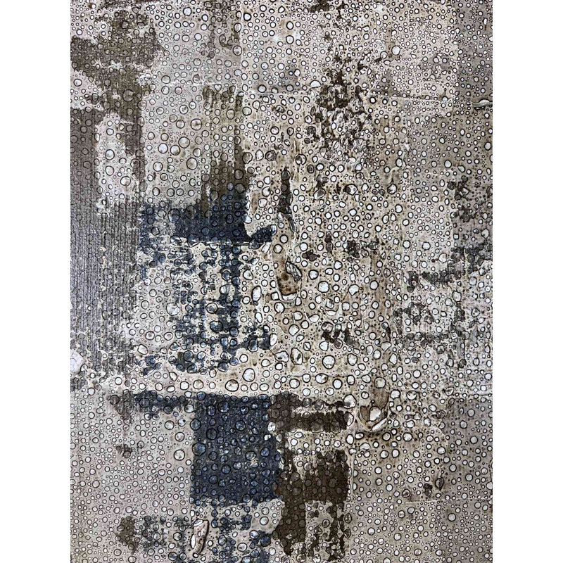 Moonscape - Original Mixed-Media Abstract Painting by J. Kent Martin