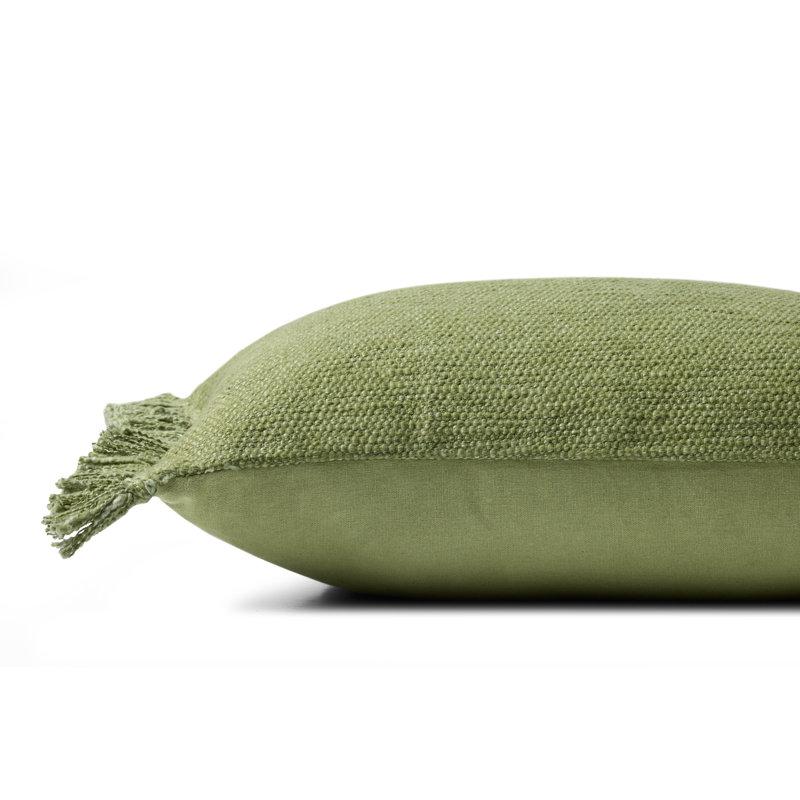 Magnolia Home by Joanna Gaines x Loloi Jett Accent Pillow, Rectangle 21"H x 13"W, Pillow Cover Only - No Insert