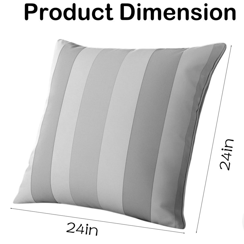 Gradient Stripe Throw Pillow