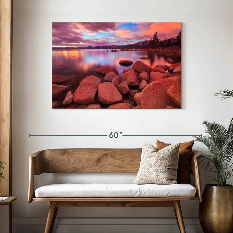 Alvord, teinte rose du lac Tahoe, H 30 po x l 45 po