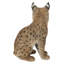STATUE BOBCAT ASSISE