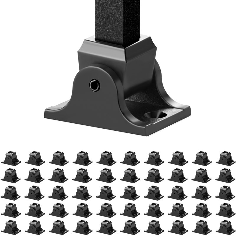 Chaussure de balustre en alliage d'aluminium VEVOR
