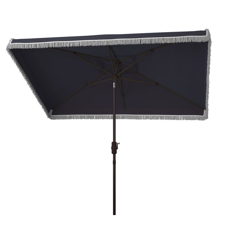 Parasol de marché rectangulaire 6,5 pi x 10 pi Keesee, Marine