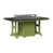 Hammered Top Black with Kiwi Green Base