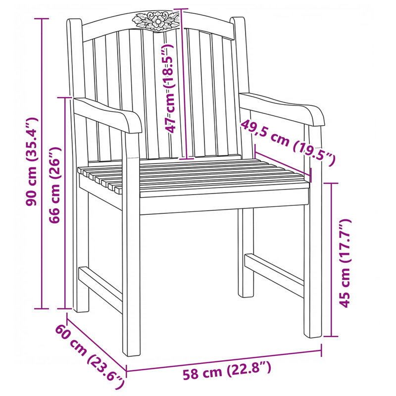 Patio Dining Armchair