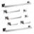 8-Piece Wall-Mounted Bathroom Hardware Set-1891566673