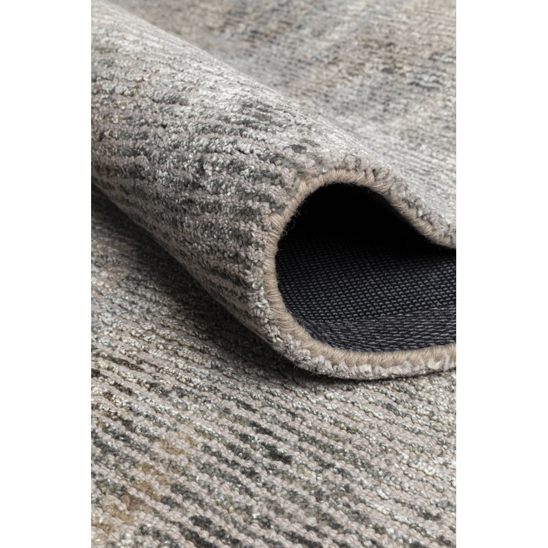 ERODE, Greige, Rectangle 6'7" x 9'10"