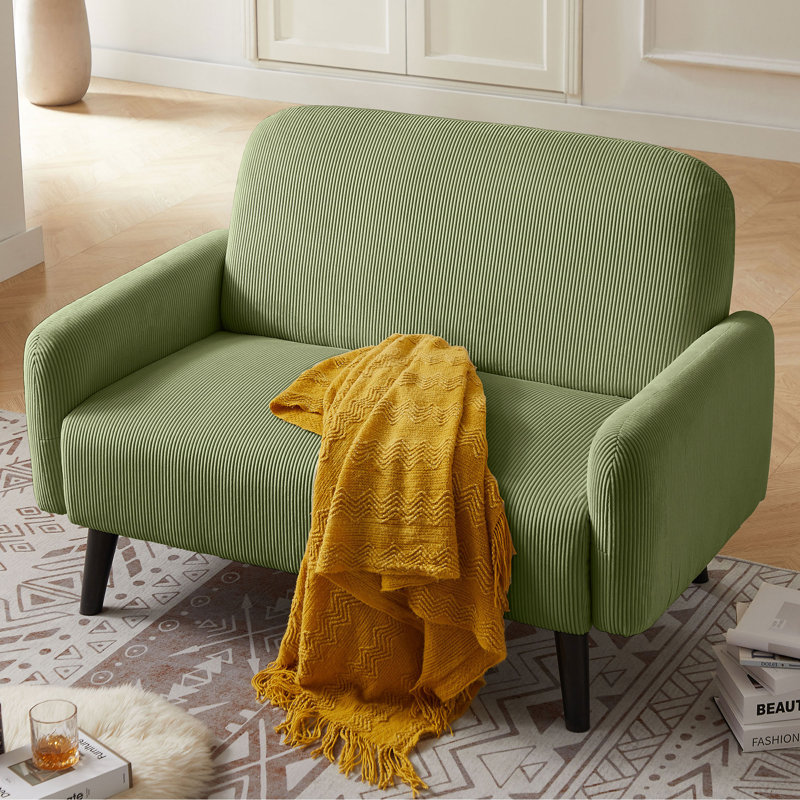 Loveseat For Small Space, Green