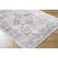 Tapis oriental bleu / gris / orange en polyester / polypropylène tissé à la machine Rectangle Zenaida-1848568898