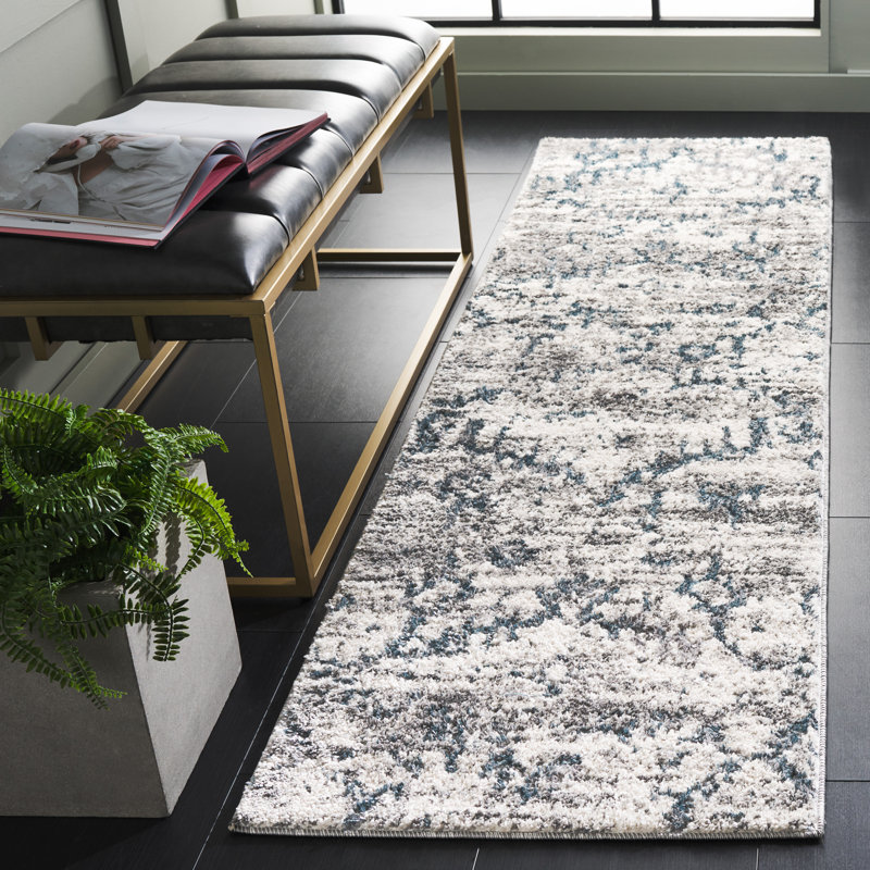 Tapis abstrait Eres Performance, Tapis de couloir 2 pi 2 po x 8 pi
